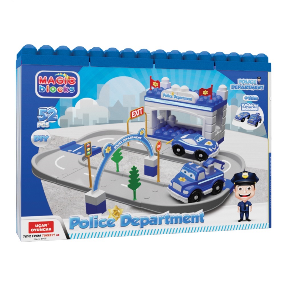 Игровой набор - Полицейский участок, 52 предмета  